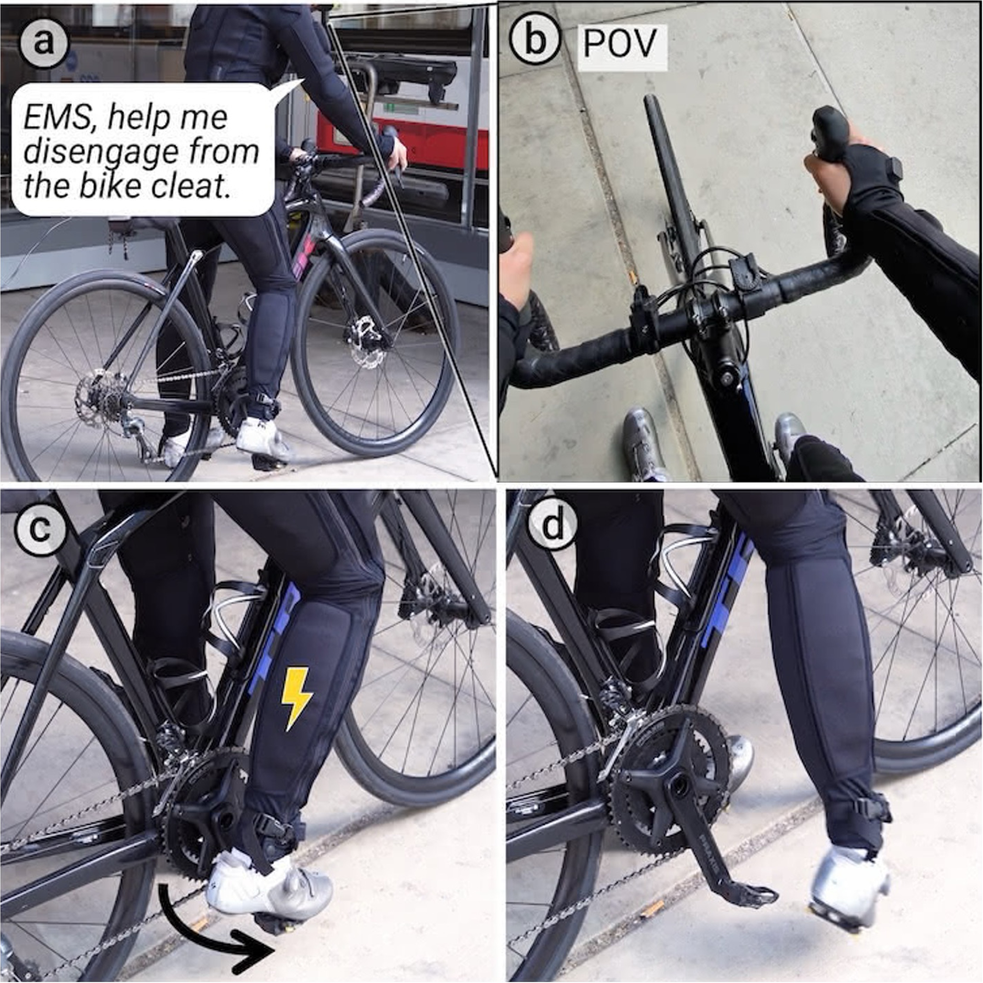 Disengaging bike cleats